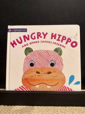 Hungry Hippo and Other Safari Friends Texture Baby Board Book